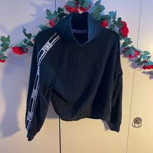 Black turtle neck sweatshirt